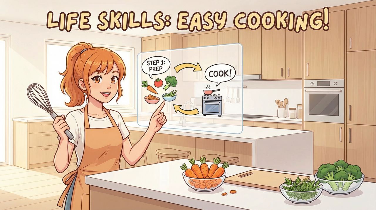 高清视频-美食烹饪动漫教程